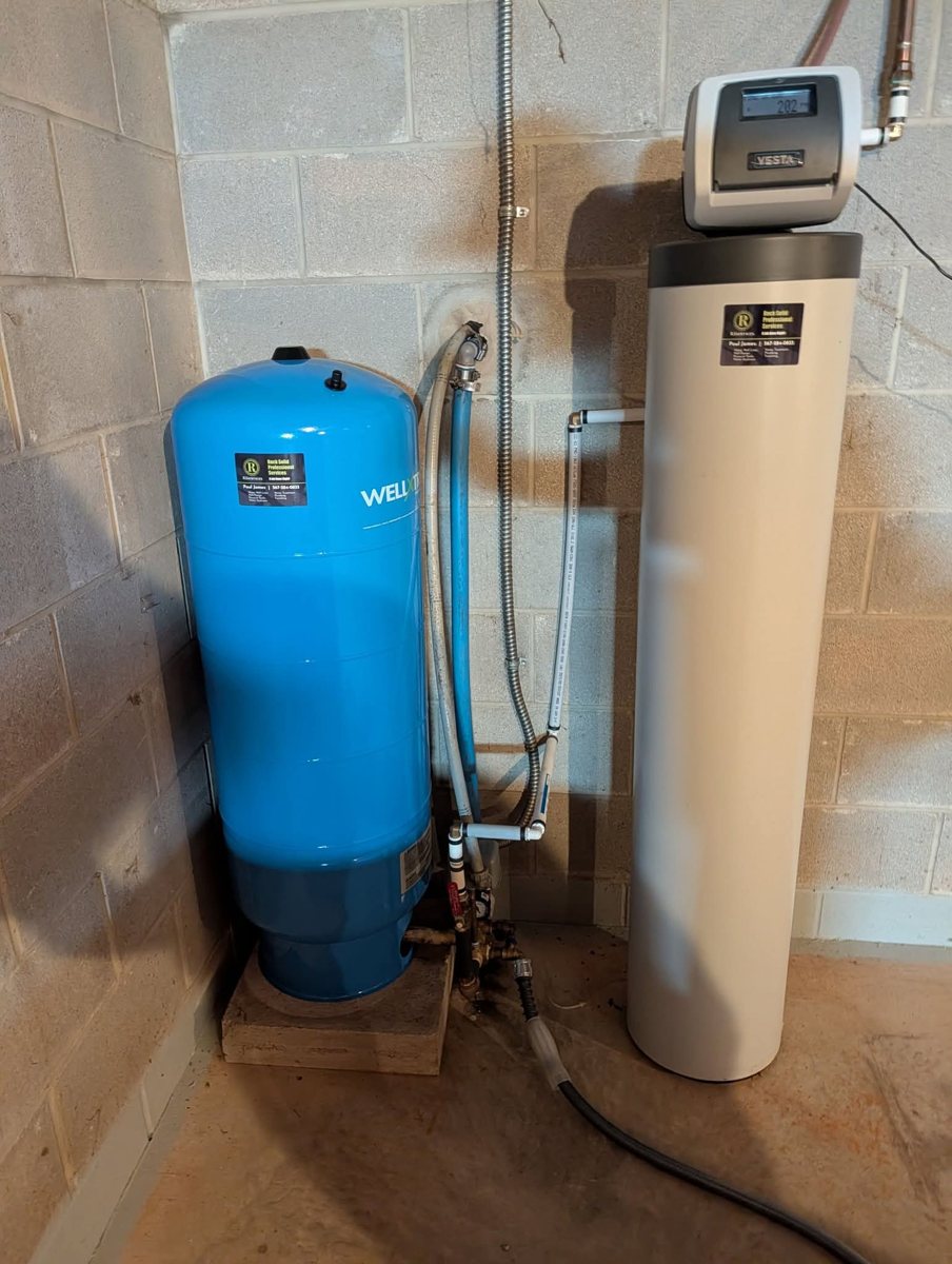 Pressure tank and softener install