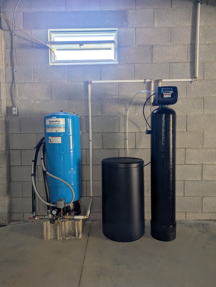 Pump tank and treatment install