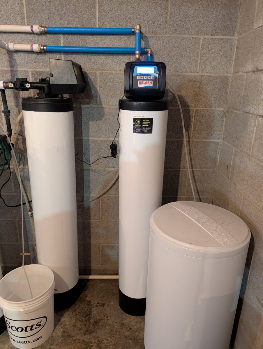 Twin softener install